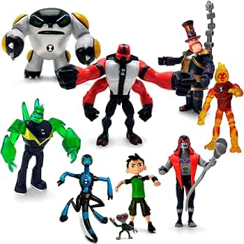 ben10フィギュア Amazon.co.jp: Toysvill 地球の守護者 アクションフィギュア - 8